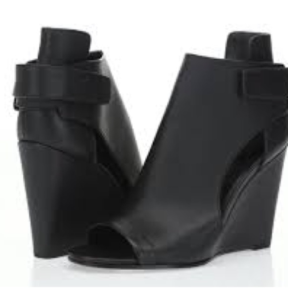 Vince Katie Peep Toe Wedge Bootie
